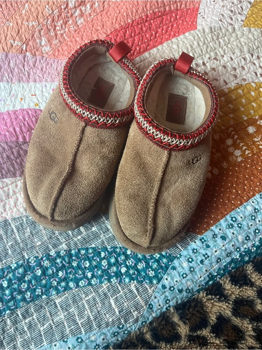 UGG Kids Tasman slip on chestnut